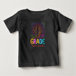 Skapa din egen färgstarka första grader t shirt