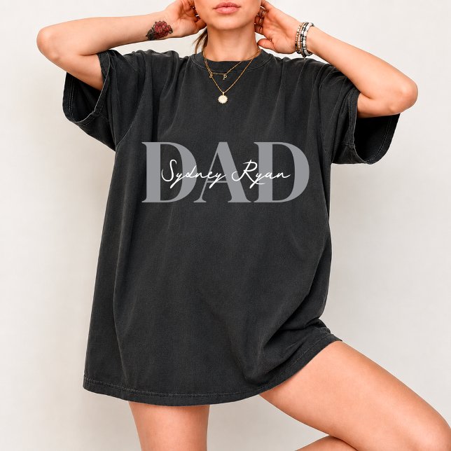 Skapa Din Egen Fars Dagsidé Här Present Till Pappa T Shirt (Skapare uppladdad)