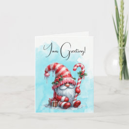 Skapa din egen festmåltid, jultomten helgkort