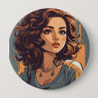 Skapa din egen - Fläkt-knapp på 4 tum Knapp