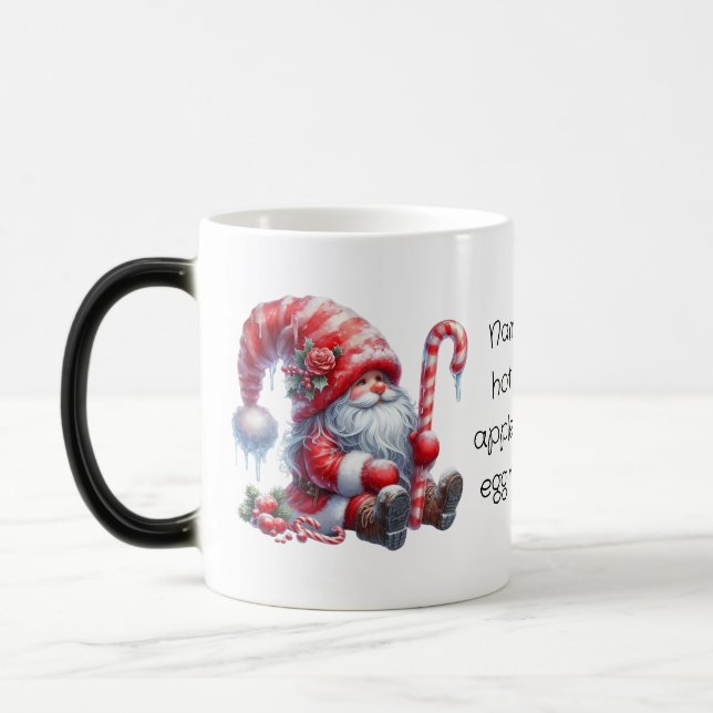 Skapa din egen fluffy Peppermint-jultoma Magisk Mugg (Vänster)