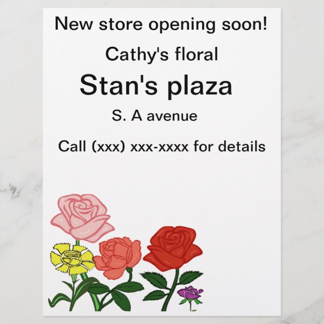 Skapa din egen Flyer (Framsidan)