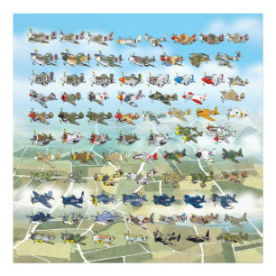 skapa din egen flygarkarikatyr fototryck