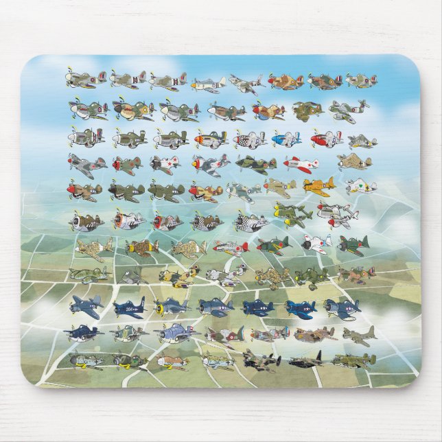 skapa din egen flygarkarikatyr musmatta (Framsidan)