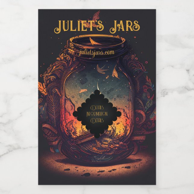 Skapa din egen flygfärgsbana vinetikett (Enkel etikett)