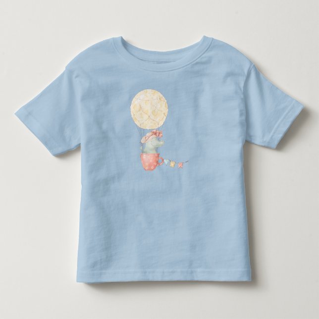 Skapa Din Egen Flytande Söt Flick Alligator T Shirt (Framsida)