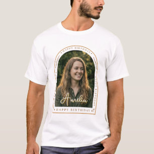 Skapa din egen födelsedagskjorta Anpassad fotote T Shirt