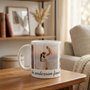 Skapa din egen födelsedagsmugg Anpassat namn Foto Kaffemugg