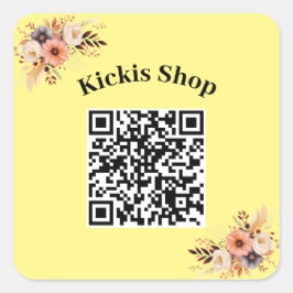 Skapa Din Egen Företag QR-kod Klistermärke