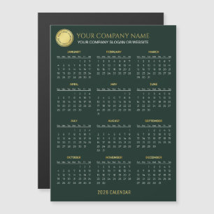 Skapa din egen företags kalender för 2026 Magnet