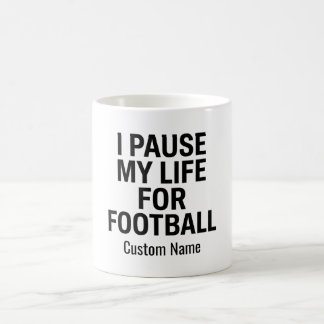 Skapa din egen fotbollsmugg | Jag pausar mitt liv Kaffemugg