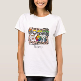 Skapa din egen fotbollsspelare Mamma T Shirt