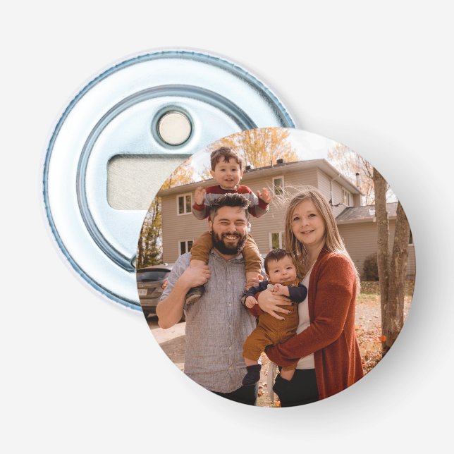 Skapa Din Egen Foto Anpassad Bild DIY Flasköppnare (Framsidan)