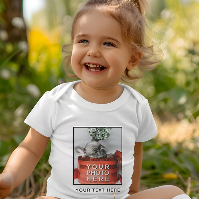 Skapa din egen foto- och Anpassningsbar-textdräkt  T Shirt (Skapare uppladdad)