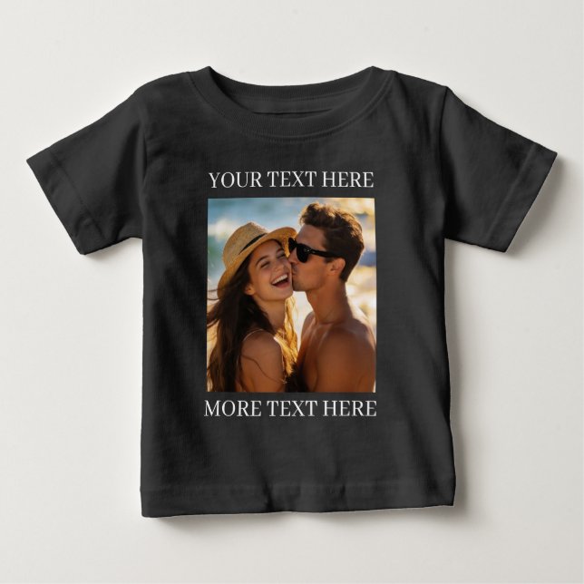 Skapa din egen foto och text t shirt (Framsida)