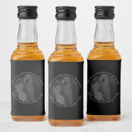 Skapa din egen foto-spritflaska bröllopsetikett  spritflaskor etikett