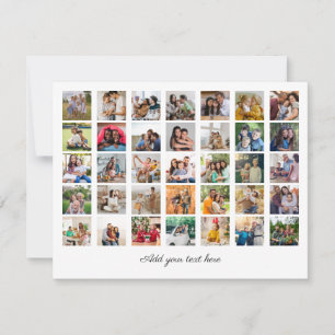 Skapa din egen fotocollage med 35 bilder julkort
