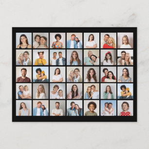 Skapa din egen fotocollage med 35 bilder vykort