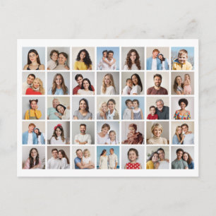 Skapa din egen fotocollage med 35 bilder vykort