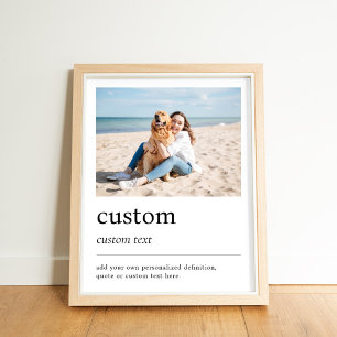 Skapa din egen fotodefinition poster