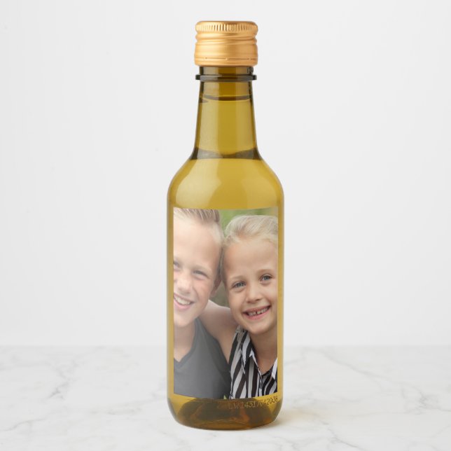 Skapa din egen fotoetikett för Vin Flaska Vinetikett (Framsida)