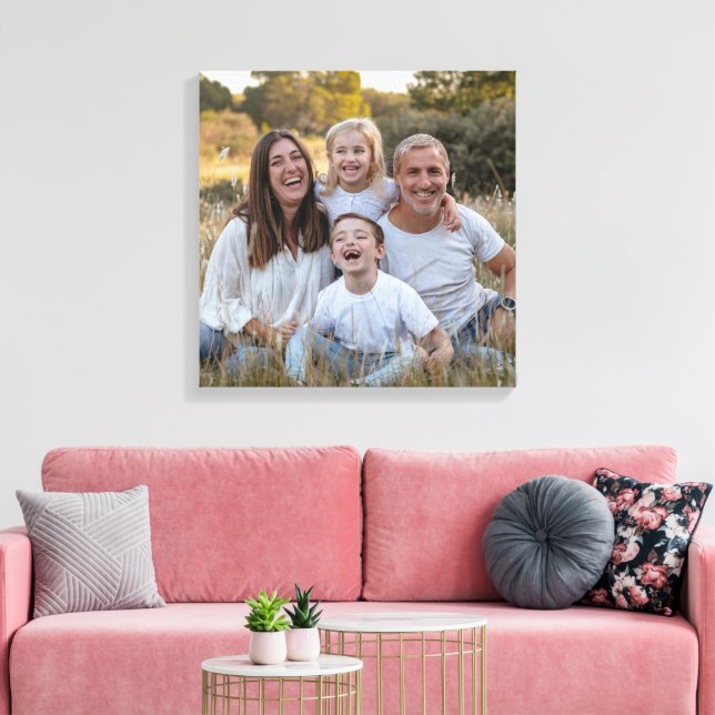 Skapa din egen fotoförvaring DIY Canvastryck (Insitu (Vardagsrum))