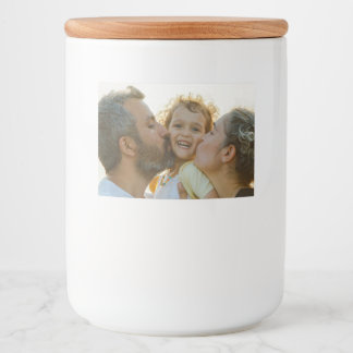 Skapa din egen fotoframsida DIY Mat Etiketter