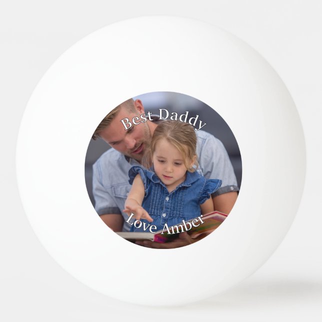 Skapa din egen fotoframsida med anpassad text DIY Pingisboll (Framsidan)