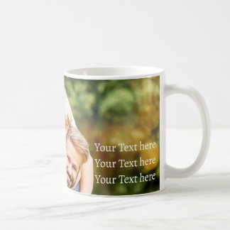Skapa din egen fotoframsida med anpassad text kaffemugg