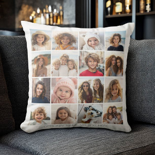 Skapa din egen fotokollage - 16 foton kudde