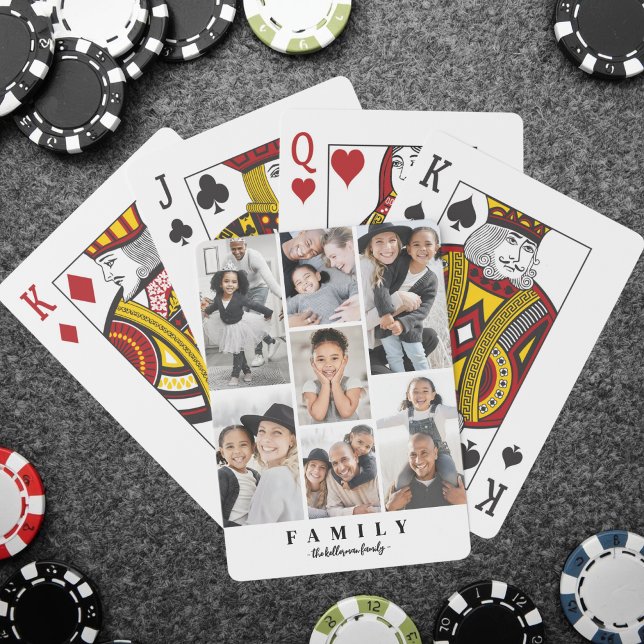 Skapa din egen fotokollage casinokort (Create Your Own Photo Collage Poker Cards)