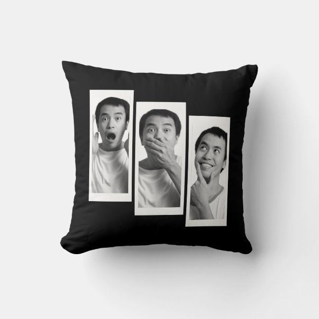 Skapa din egen fotokollage Dekorativ kudde (Framsida)