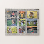 Skapa din egen fotokollage för rustiska träfamilje pussel<br><div class="desc">Gör ditt eget vackraste familjefotosamlingspussel. Familj namn,  anpassningsbarnas fotosamlingspussel...  Du kan anpassa den och lägga till de vackraste bilderna. Underbar roligt!</div>