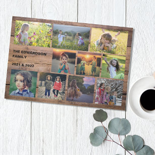 Skapa din egen fotokollage i den orustiska familje bordstablett