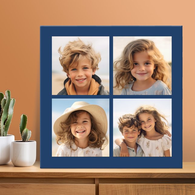 Skapa din egen fotokollage - Marin 4 bilder (Photo Collage - Custom Wall Art)