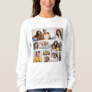 Skapa din egen fotokollage med 10 bilder t shirt