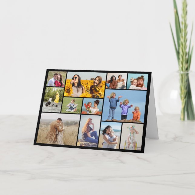 Skapa din egen fotokollage med 12 bilder kort (Framsida)