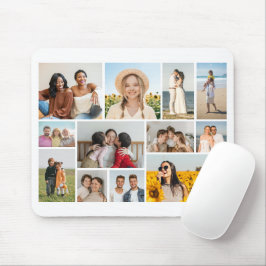 Skapa din egen fotokollage med 12 bilder musmatta
