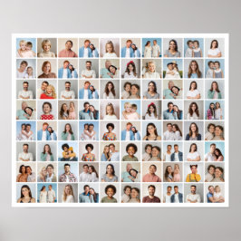 Skapa din egen fotokollage med 80 bilder poster