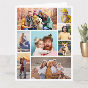 Skapa din egen fotokollage med 8 bilder kort