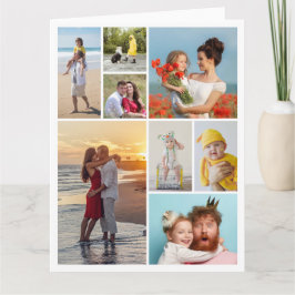 Skapa din egen fotokollage med 8 bilder kort