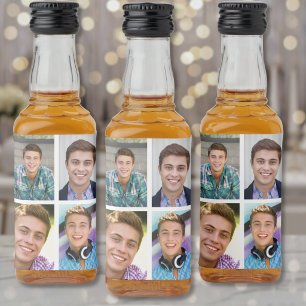 Skapa Din Egen Fotokollage Spritflaskor Etikett
