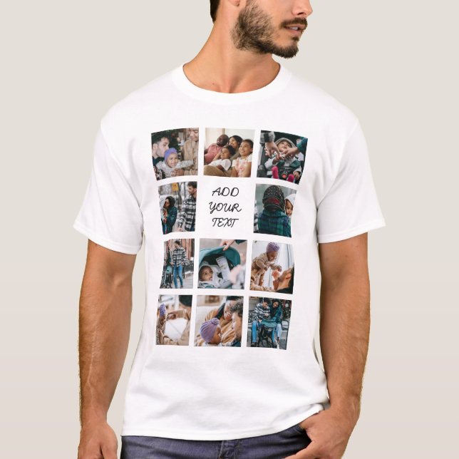 Skapa din egen fotokollage t shirt (Framsida)