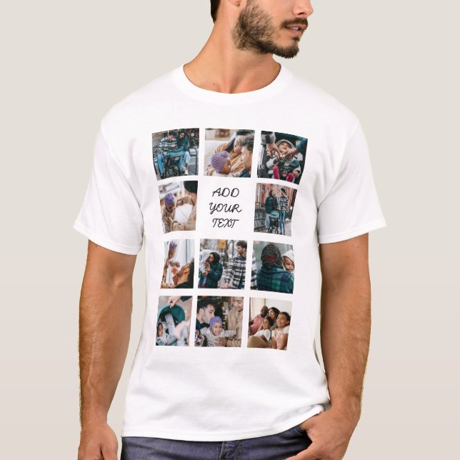 Skapa din egen fotokollage t shirt (Framsida)