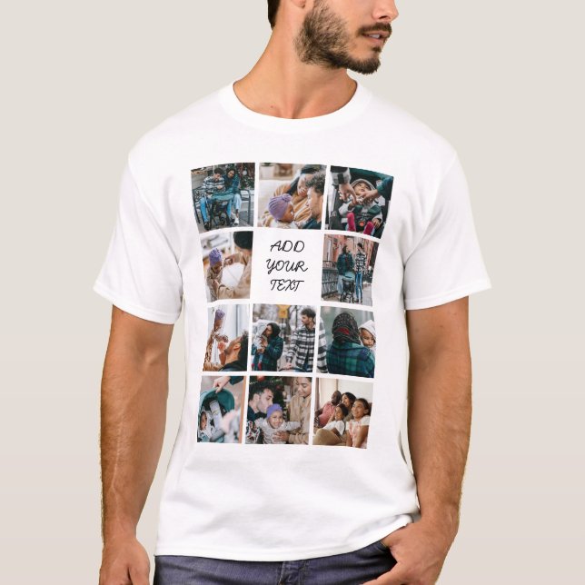 Skapa din egen fotokollage t shirt (Framsida)