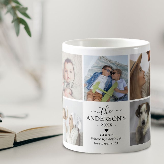 Skapa din egen fotokollage & text kaffemugg (Skapare uppladdad)