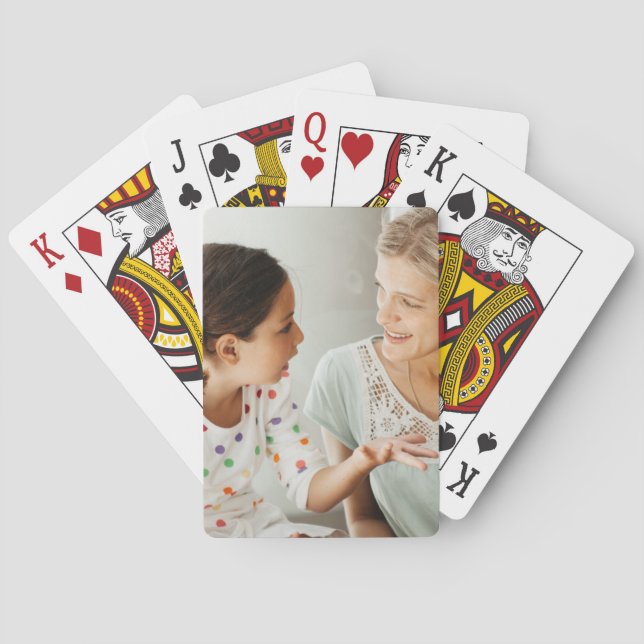 Skapa din egen fotokryssning DIY Casinokort (Baksidan)
