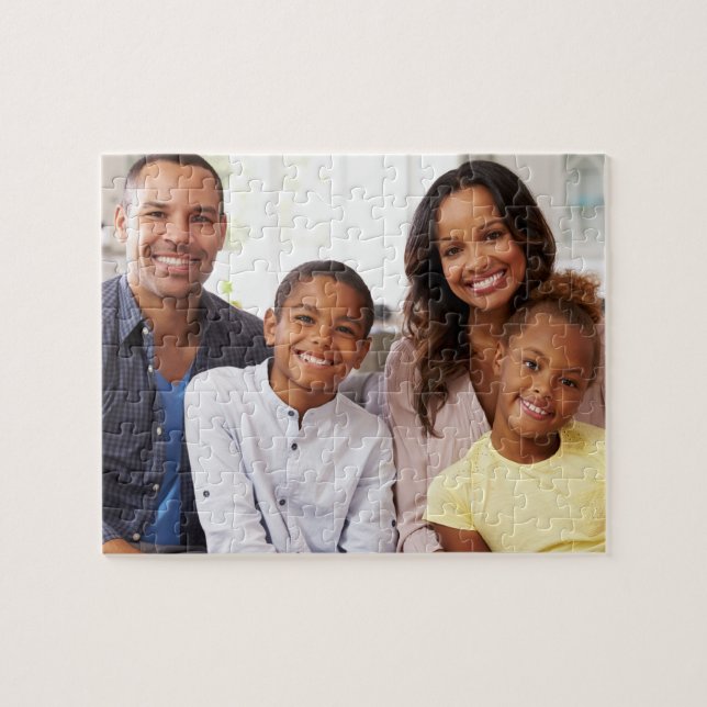 Skapa din egen fotokryssning DIY Pussel (Horisontell)