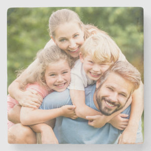 Skapa din egen fotokryssning DIY Stenunderlägg