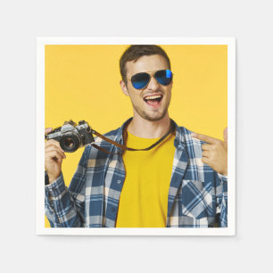 Skapa din egen fotokustombild pappersservett